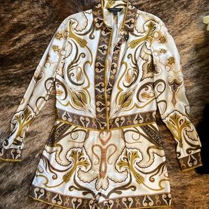 Rachel Zoe Silk Romper